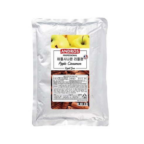 앤드로스 애플시나몬리플잼, 1kg, 1개
