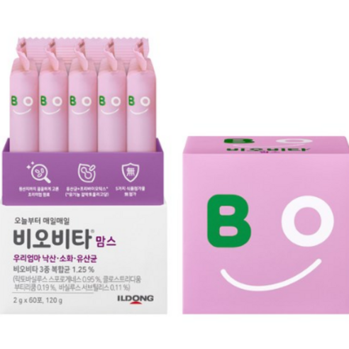 일동제약 비오비타 맘스 유산균 60p, 1개, 120g