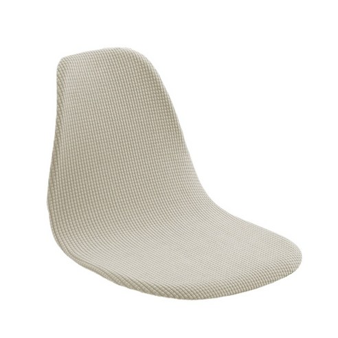공급 Eames 스트레치 의자 커버 와플 미니멀리스트 테이블 의자 커버 책상 의자 커버, Eames방수우유 흰색, 长宽50cm以内