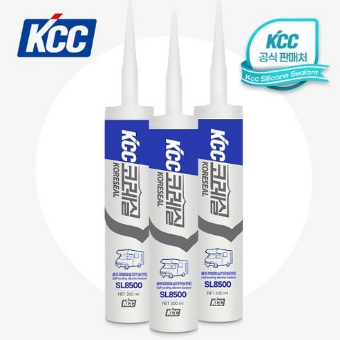 KCC 프리미엄 실리콘 SL8500(방수용)-백색 공식 판매 자동차 캠핑카 카라반 맥스팬 환기구 마감 산업용 실리카 저온 안전 - 실리콘/실란트 | 쿠팡