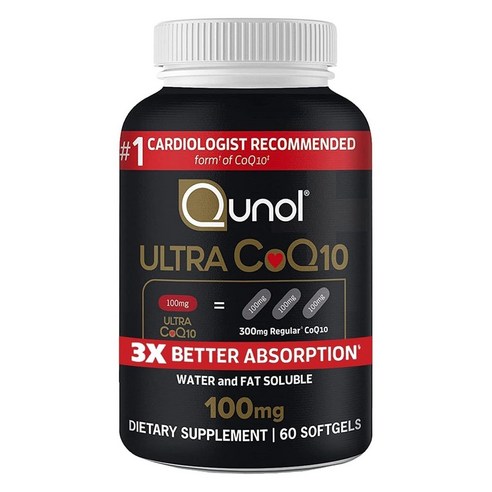퀴놀 울트라 코엔자임큐텐 100mg 소프트젤, 1개, 60정