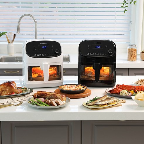 투명창으로 요리를 즐기는 스마트한 선택, 리빙웰 에어프라이어
