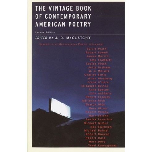 (영문도서) The Vintage Book of Contemporary American Poetry Paperback, English, 9781400030934
