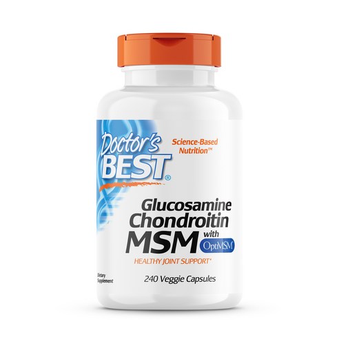 Doctors Best Glucosamine Chondroitin MSM Capsule, 240 Tablets, 1 Piece