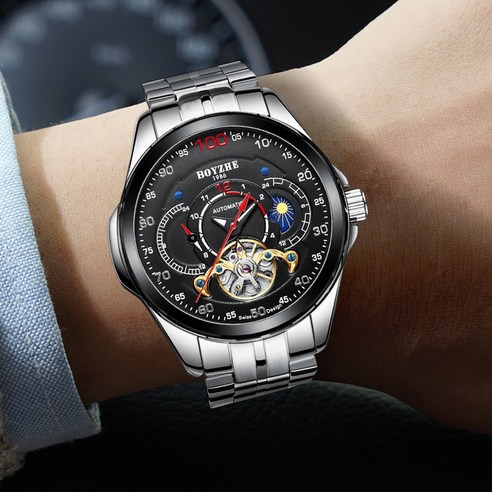 보이제 남자시계 오토매틱 문페이즈 손목시계 남성시계 명품시계 고급 메탈시계 WL026