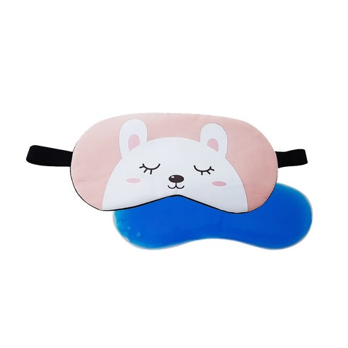 캐릭터 파우치 안대, 핑크토끼 1개