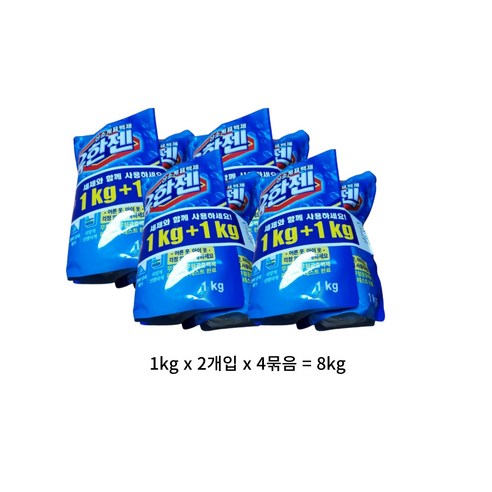 유한젠 산소계표백제 액체형, 1.8kg, 2개