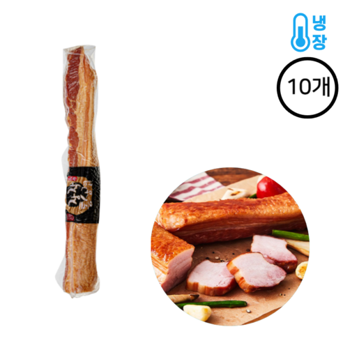 장작 통삼겹 /오뗄, 500g, 10개 - 훈제삼겹살 | 쿠팡