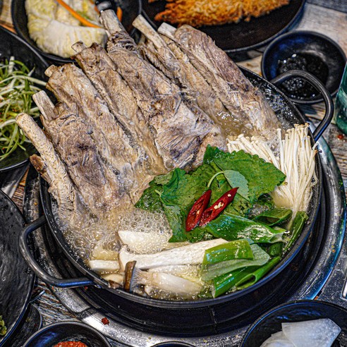 맛있고 간편한 미트홀 백립 마구리가 없는 소등갈비 골프채 갈비탕용
