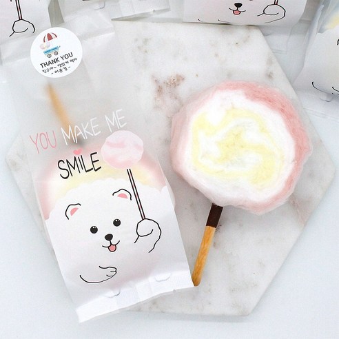 빼빼로  달콤플러스 솜사탕빼빼로 딸기향 개별포장 어린이집 유치원행사, 1개, 15g