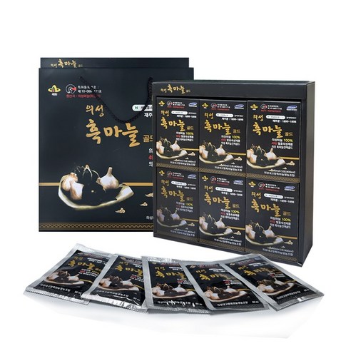 의성 발효 흑마늘진액 1박스 30포 선물세트 부모님선물 흑마늘즙