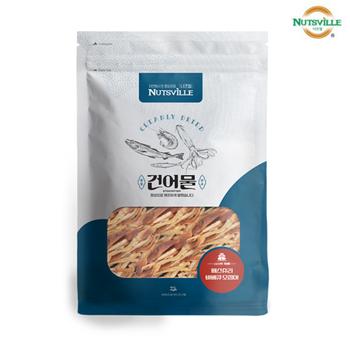 [너츠빌 건어물] 페스츄리 바베큐 오징어 180g, 1개