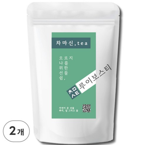 차마신티 루이보스티 남아공 루이보스차 차나무잎차 친환경 PLA 삼각티백, 1g, 2개, 50개입