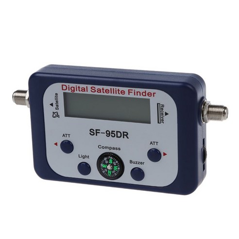 디지털 LCD 위성 신호 측정기 DirectV 접시 나침반 지방 SF-95DR, 푸른, 하나