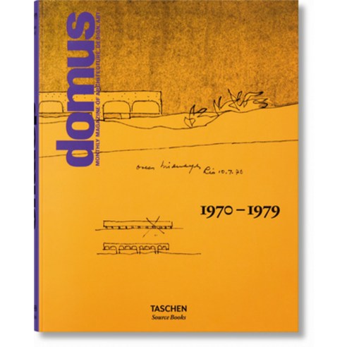 (영문도서) Domus 1970-1979 Hardcover, Taschen, English, 9783836593861