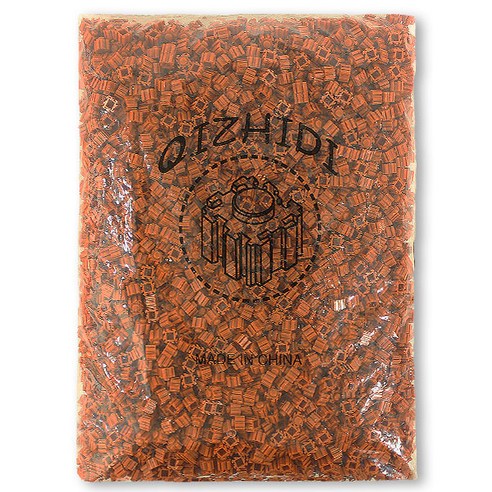 이지 툭툭블럭 9mm 1kg 대용량 리필, 밝은밤색, 1개