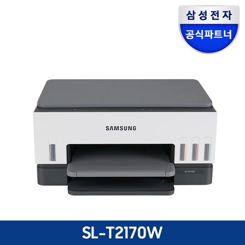 [공식대리점] 삼성전자 정품 무한 SL-T2170W 무한잉크 복합기 스캔 복사 인쇄 무선 기본잉크포함, [공식판매점]SL-T2170W