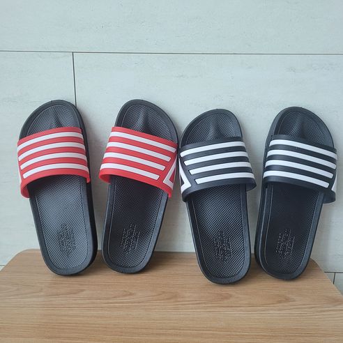 삼선 레트로 슬리퍼 실내화