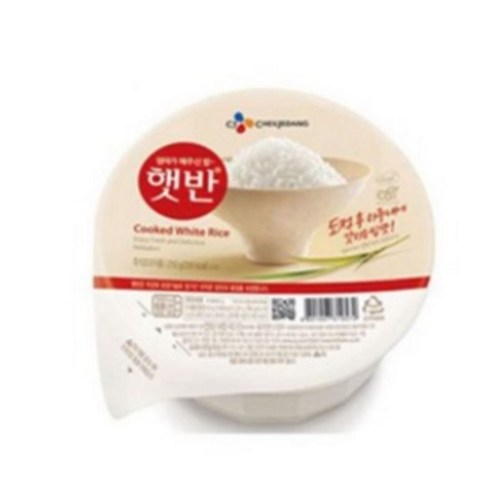 햇반 백미밥 210g 중간공기, 9개