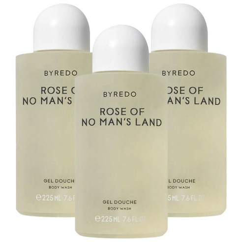 바이레도 바디 워시 로즈 오브 노 맨스 랜드, 3개, 225ml