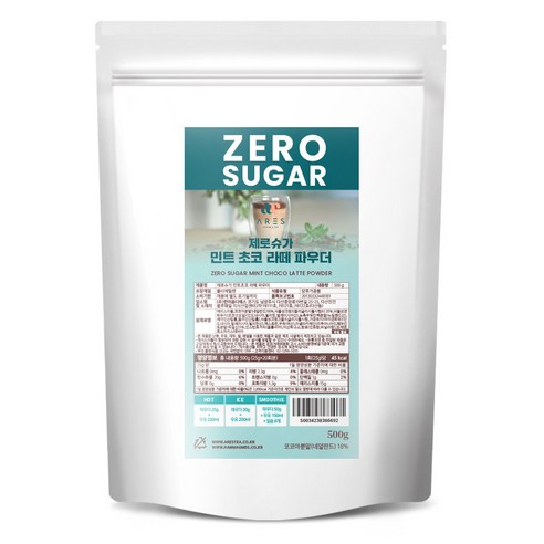 아레스 제로슈가 민트초코 라떼 파우더, 1개, 1개입, 500g
