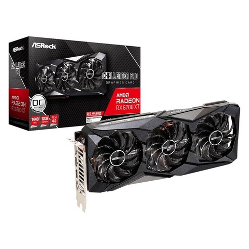 ASRock RX 6700XT 12GB Challenger PRO 12G OC 12 기가바이트 115812