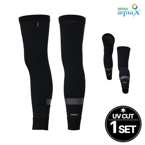 루디스 아웃도어 LUPDUA03 블랙 UV차단 쿨 다리토시, 1개, 블랙계열, L