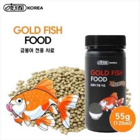 이스타 금붕어사료 120ml (55g), 55g, 1개