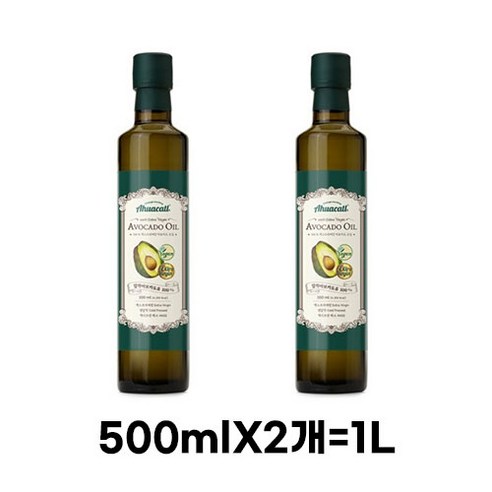 아후카틀 엑스트라버진 아보카도 오일, 500ml, 2개