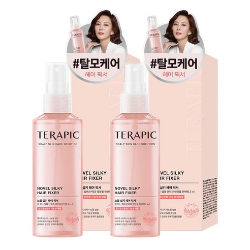 테라픽 노블 실키 헤어 픽서, 2개, 160ml