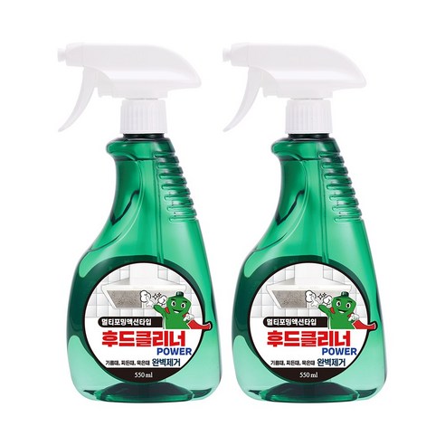 은나노스텝 후드클리너 파워 550mL x2, 2개