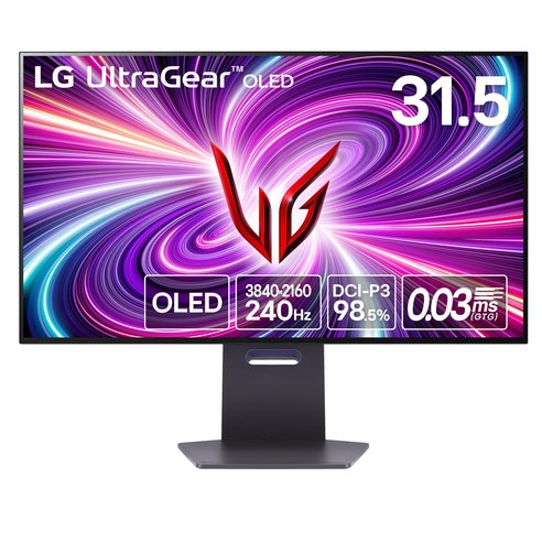 [VGP2024 Summer LG UltraGear OLED 32GS95UE-B EL0.03ms(GTG VESA ClearMR 13000 True Black 게이밍