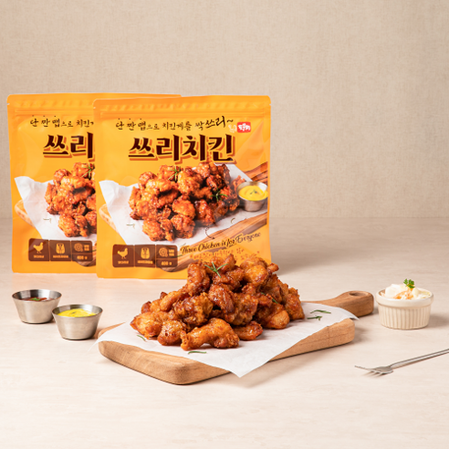 고메소바바치킨 [도우찌] 쓰리치킨 닭다리살 순살 x 2봉지, 400g, 2개  Best 5