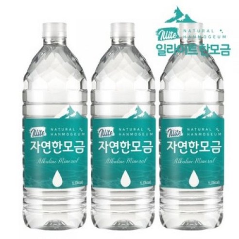 일라이트 한모금 알칼리수 500ml, 물애담 미네랄워터, 40개 스파클생수500