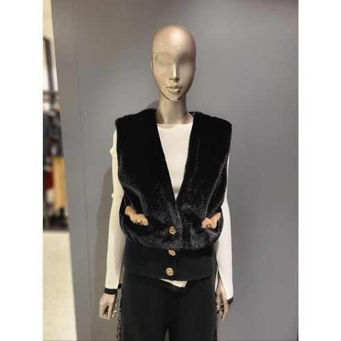 [OKㅣ강추] 제시뉴욕 신구로점 페이크퍼 조끼 MC95NRVP0771 [OKNOWㅣ추천상품]