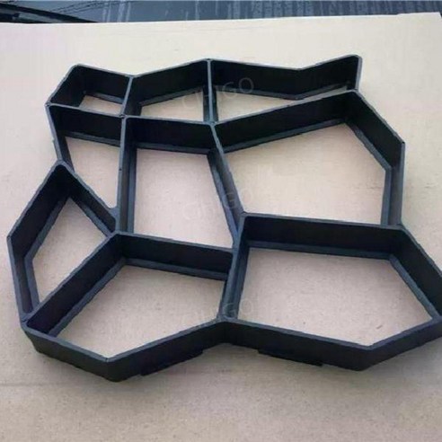 보도 블럭 틀 만들기 마당 DIY 간단한 시멘트 콘크리트 조약돌 바닥 타일 셀프시공, 단품