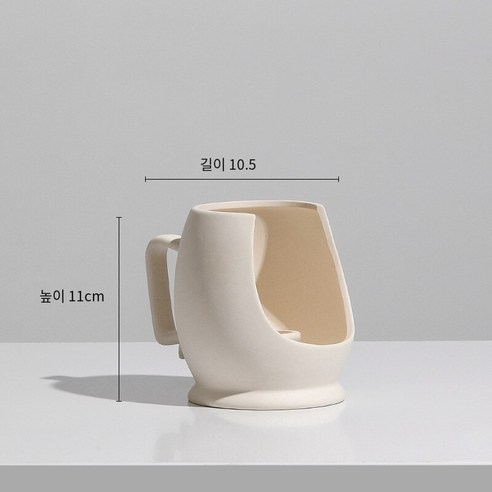 북 미니멀리스트 세라믹 꽃병 장식품 말린 꽃 꽃꽂이 창의적인 예술 거실 데스크탑 복도 홈 장식, B, 하나
