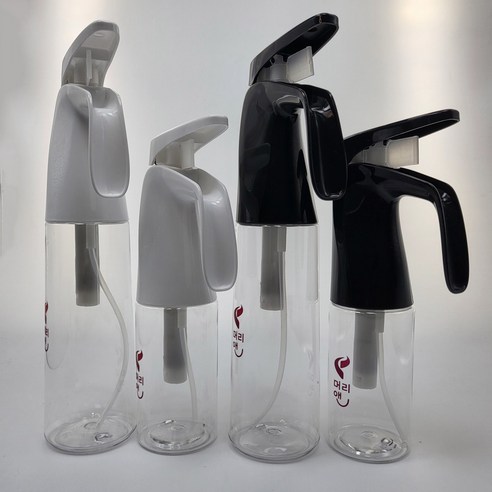 미세 안개분사 미용실 꽃 분무기 머리앤, 미세 분무기 검정(200ml), 1개