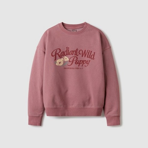 [백화점판] 후아유 인싸템 Flower Dyed Sweatshirt(F) WHMWE4992F 맨투맨 티셔츠 라운드
