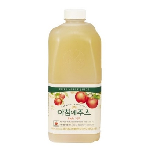 상큼한 아침의 시작, 서울 아침에주스 사과 1.8L로 온 가족의 건강을 채우세요!