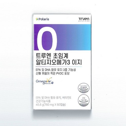 트루엔 초임계 알티지오메가3 이지 x 60캡슐, 60정, 1개 Best Top3