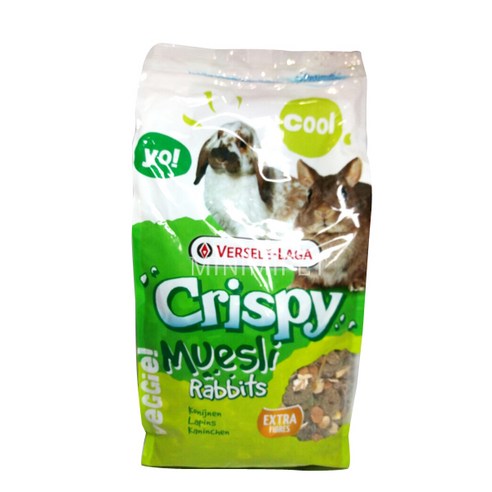 crispy 크리스피 토끼사료1kg 토끼먹이 토끼밥 래빗푸드, 1kg, 1개