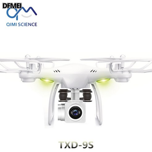 드론 DFMEI TXD-9S: 고화질 와이파이 실시간 전송을 지원하는 20분 비행 가능한 고고도 콰드콥터 2 DFMEI TXD-9S 20분 고화질 와이파이 실시간 전송도 촬영 고고도 드론 콰트로, 9S(화이트-카메라 기본)