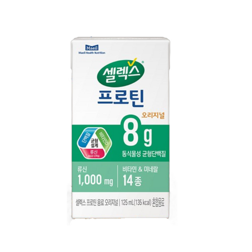 셀렉스 매일 마시는 프로틴, 125ml, 4개