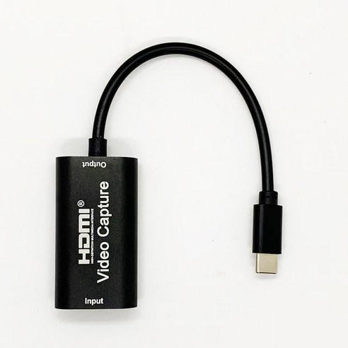 4K HDMI 캡쳐보드 동영상 방송 스트리밍 편집 녹화, 0.2m 케이블 길이