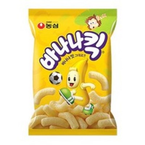 농심 바나나킥, 75g, 6개