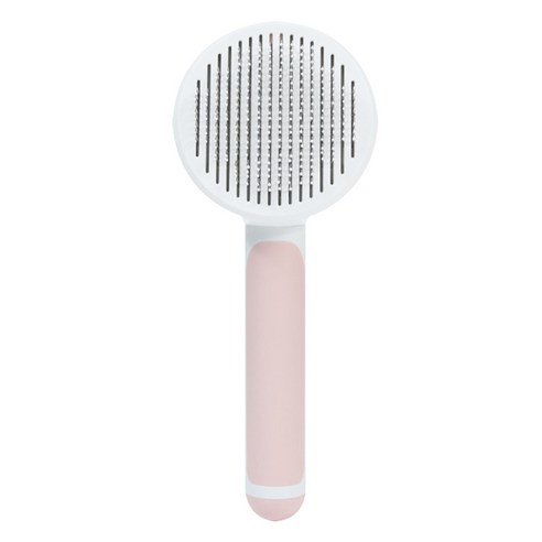 머글리 반려동물 원터치 플렉서블 브러쉬, 인디핑크, 1개