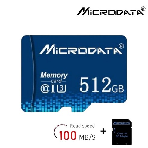 MICRODATA sd카드 마이크로sd카드 블랙박스sd카드 tf카드 SD메모리카드, 512GB