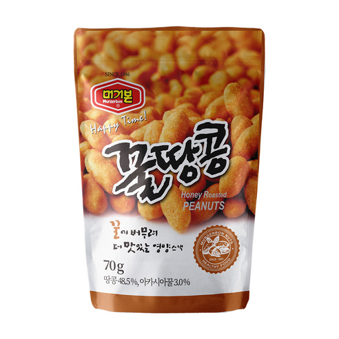 머거본 꿀땅콩, 70g, 2개