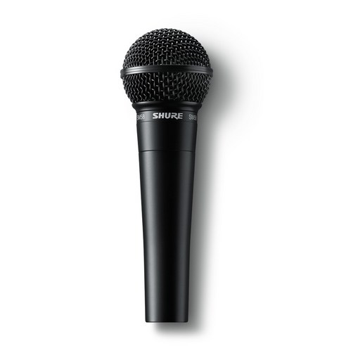 SHURE SM58 BLK: 전설의 사운드, 검은 카리스마로 무대를 압도하다.